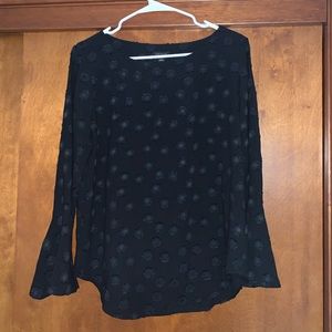 Black long sleeve Ann Taylor blouse.